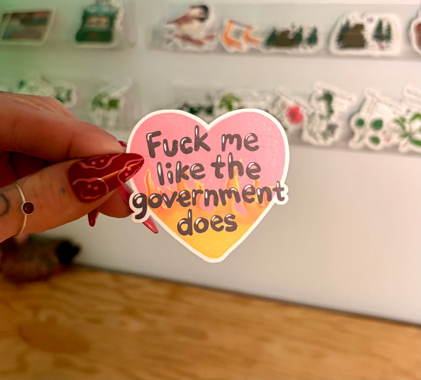 Like the government does Sticker Twig Creations