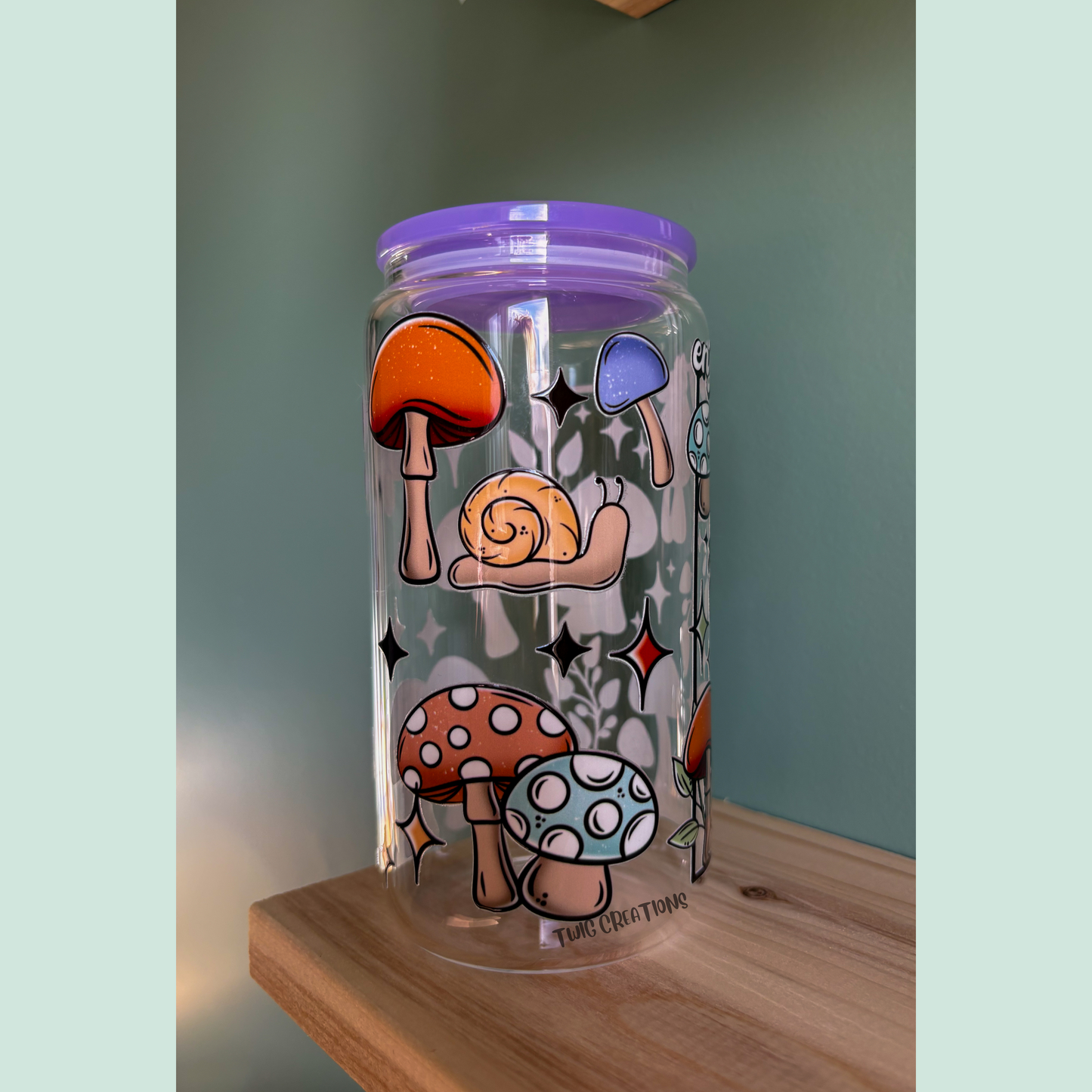 Enjoy the Little Things 16 oz Glass Cup