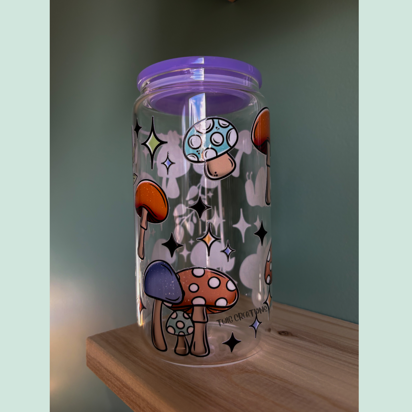 Enjoy the Little Things 16 oz Glass Cup