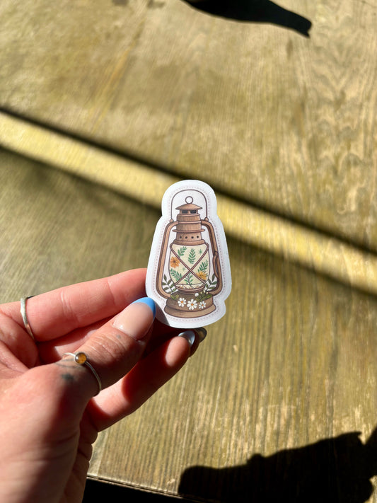 Cottagecore Lantern (#1) Sticker Twig Creations