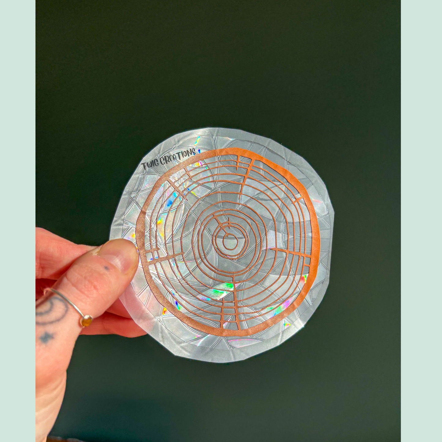 Tree Rings Rainbow Window Cling Bundle #2 (3 pack)