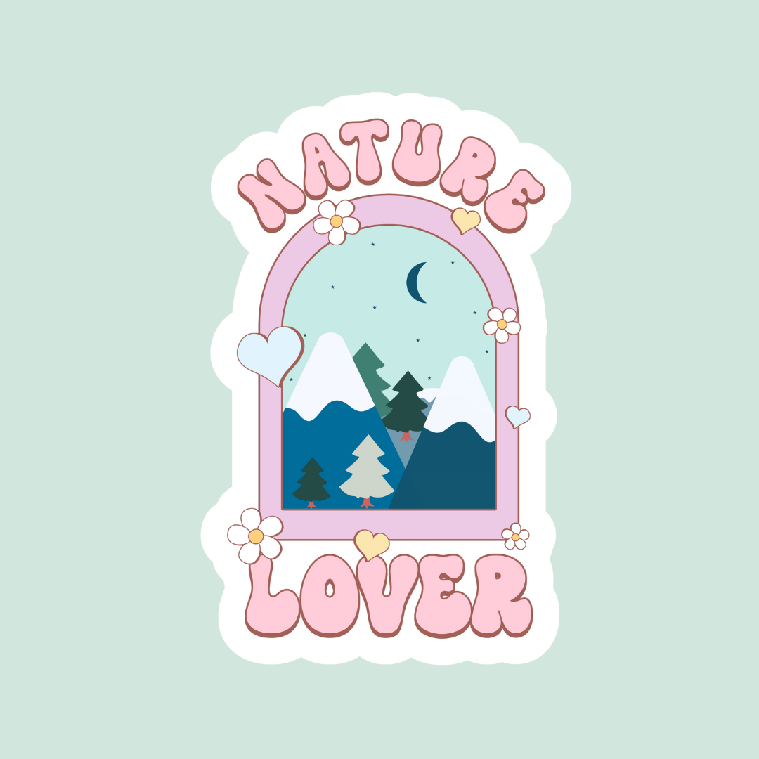 Nature Lover Sticker (Pink)