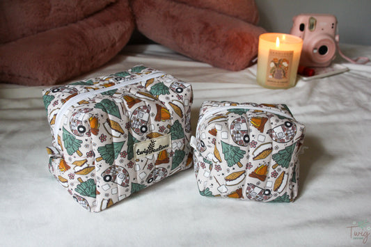 Blush Adventure Makeup Bag Twig Creations