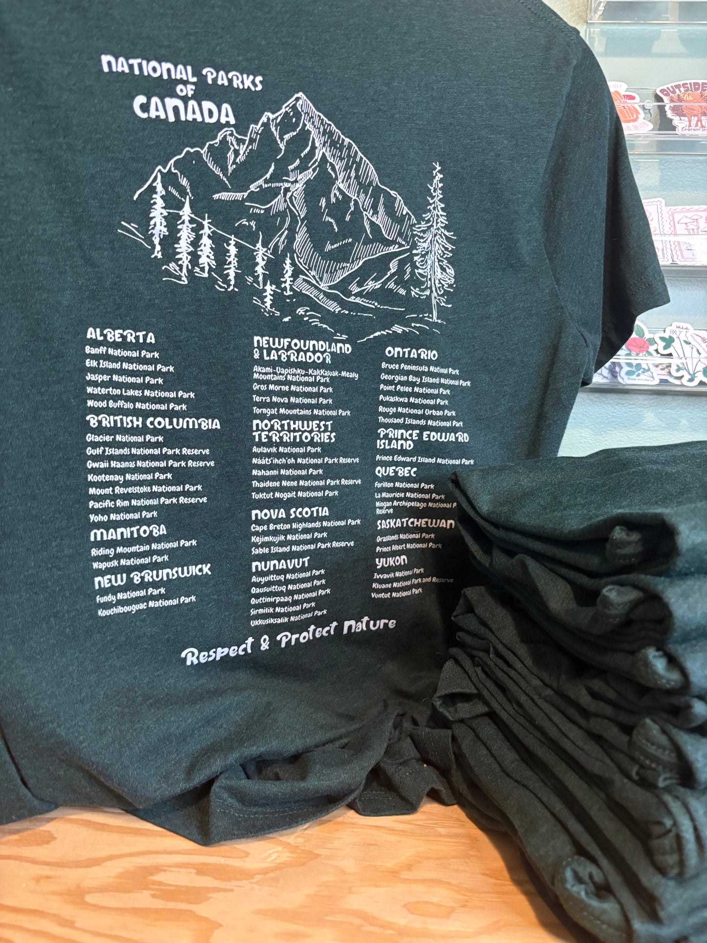 National Parks of Canada T-shirt Twig Creations