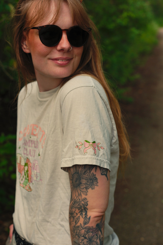 Coquette Camping Club T-shirt Twig Creations