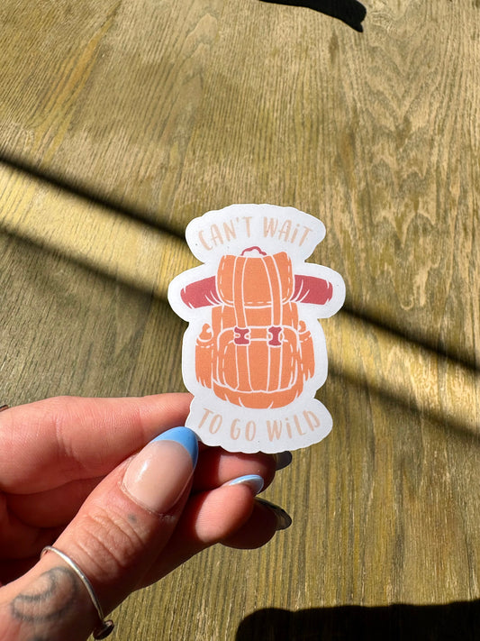 Can't Wait to go Wild Sticker Twig Creations