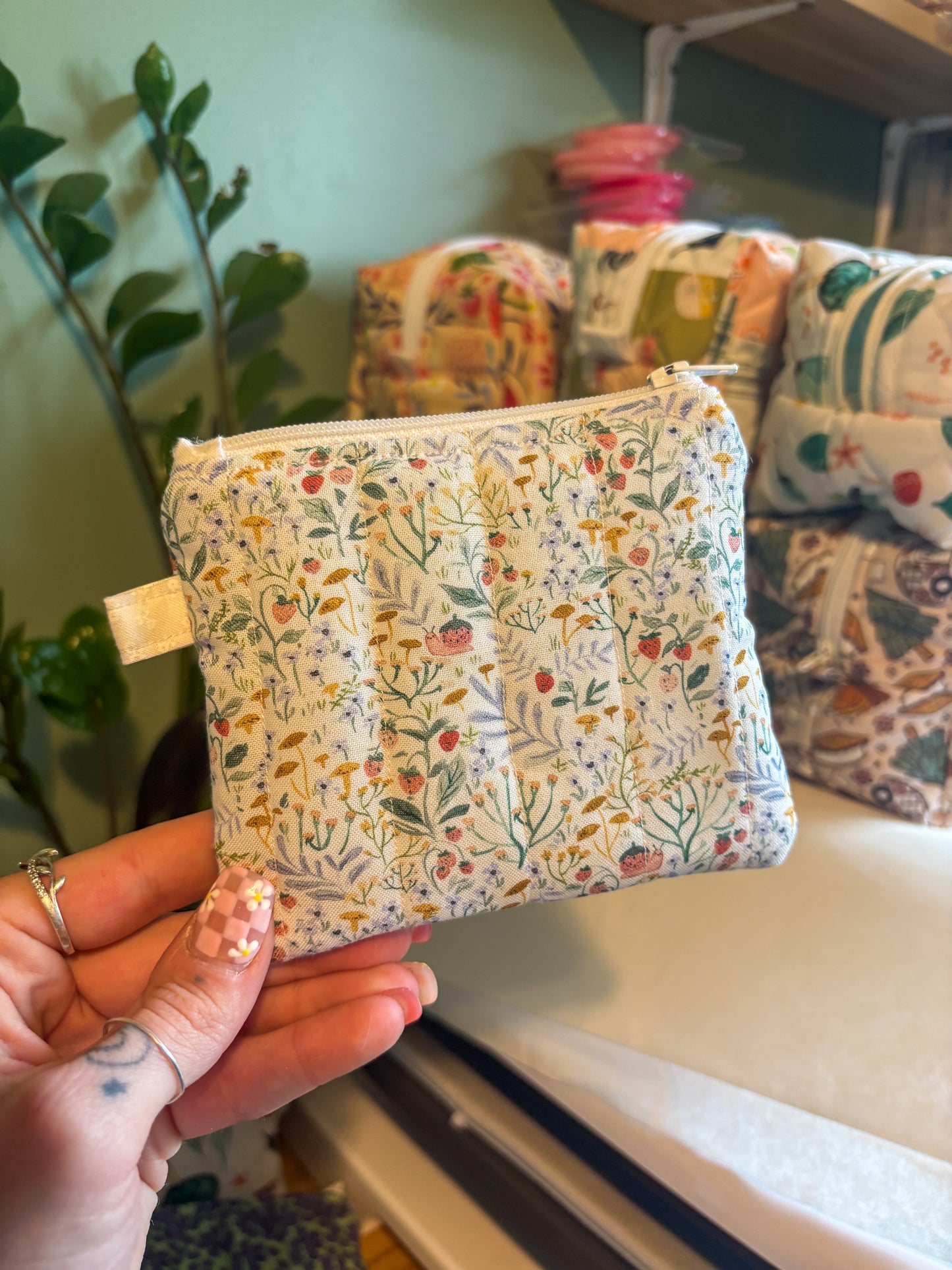 The Snail Garden Keychain Wallet