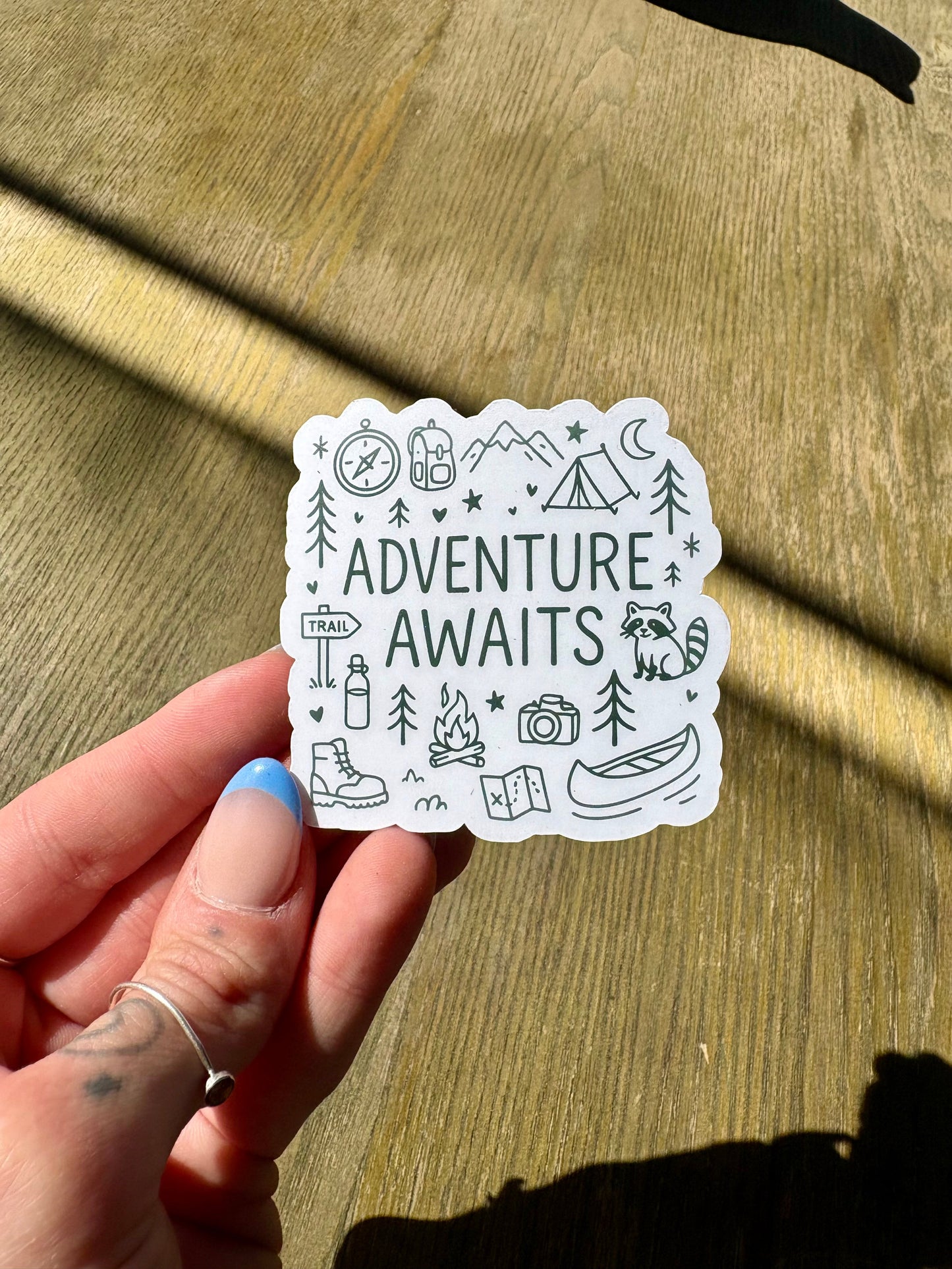 Adventure Awaits Sticker Twig Creations