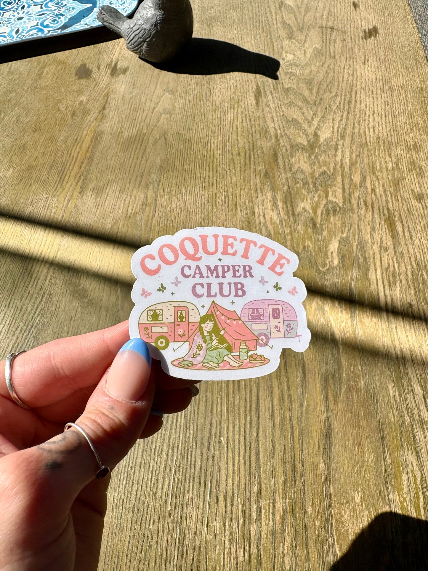 Coquette Camper Club Sticker Twig Creations