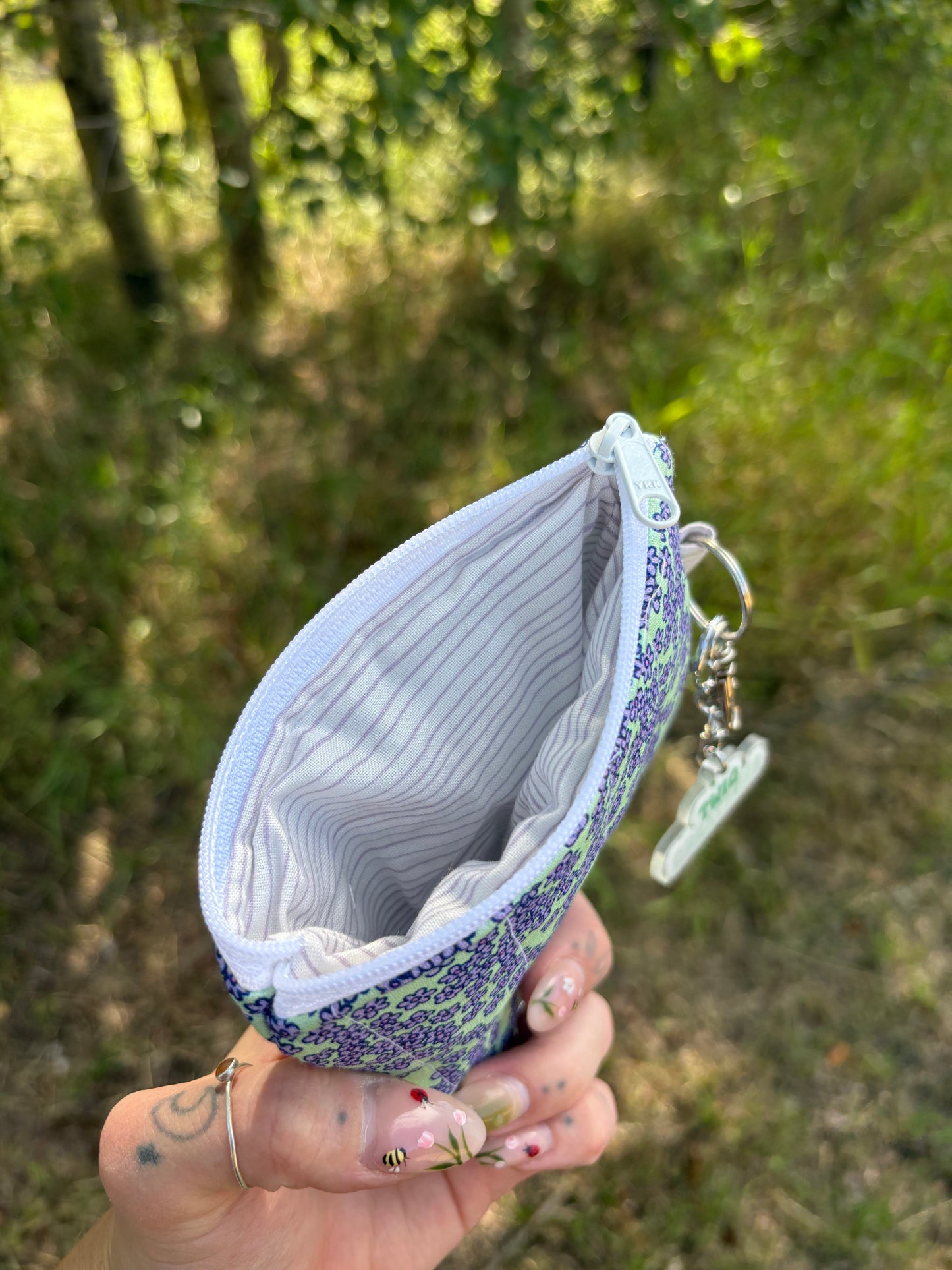 The Lilac Meadow Keychain Wallet Twig Creations