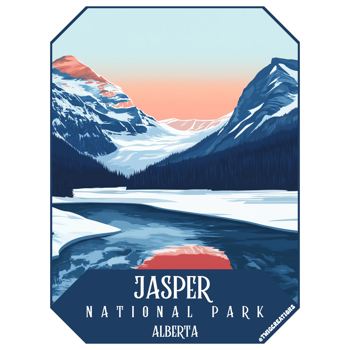Jasper National Park Sticker Twig Creations