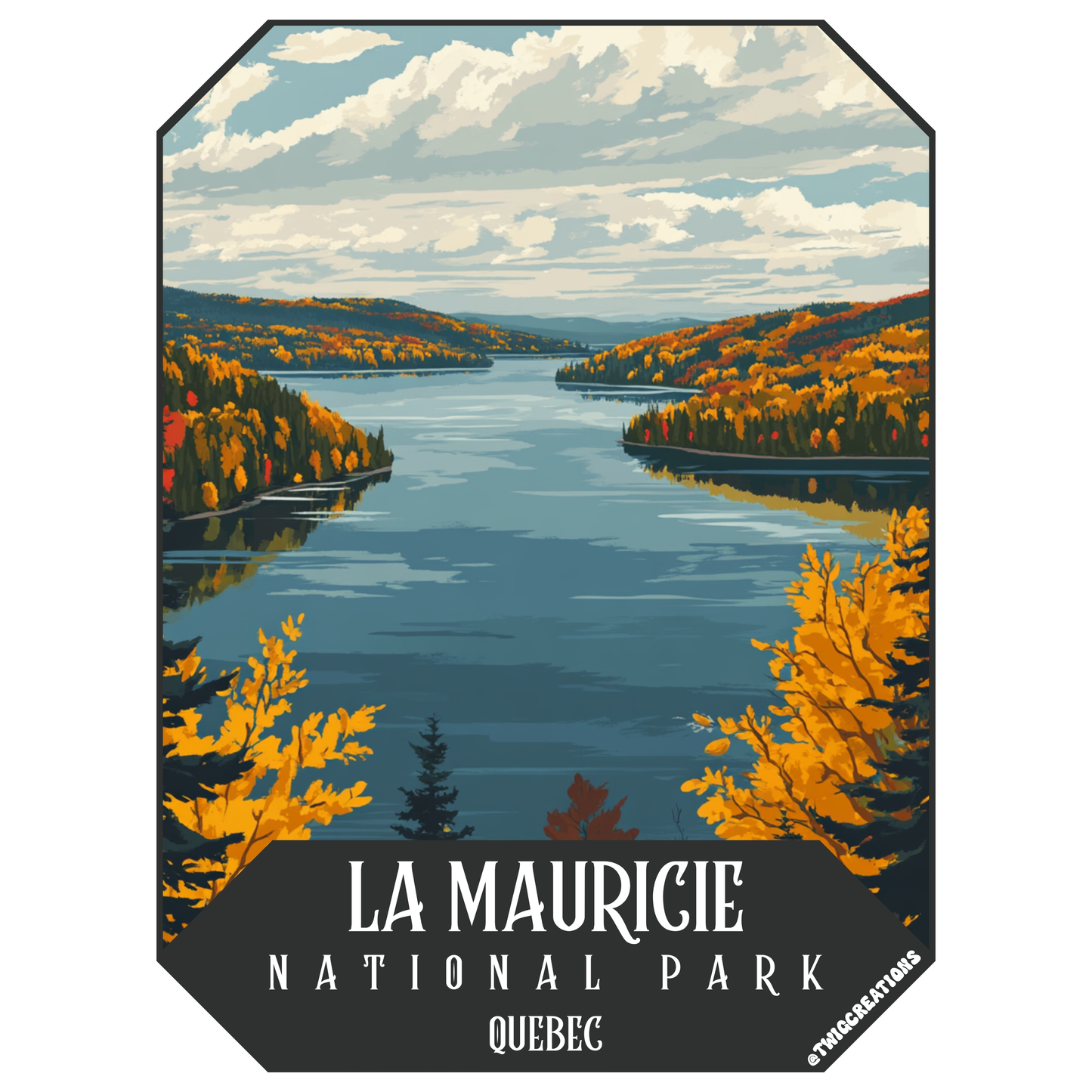 La Mauricie National Park Sticker Twig Creations