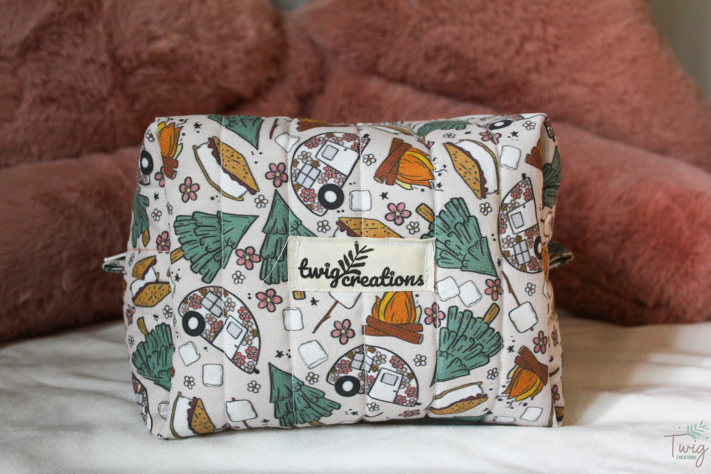 Let's go Camping Makeup Bag
