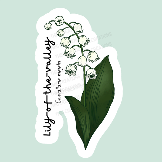 Lily-of-the-valley Sticker Twig Creations