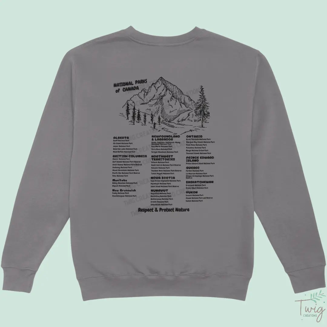 National Parks of Canada Crewneck