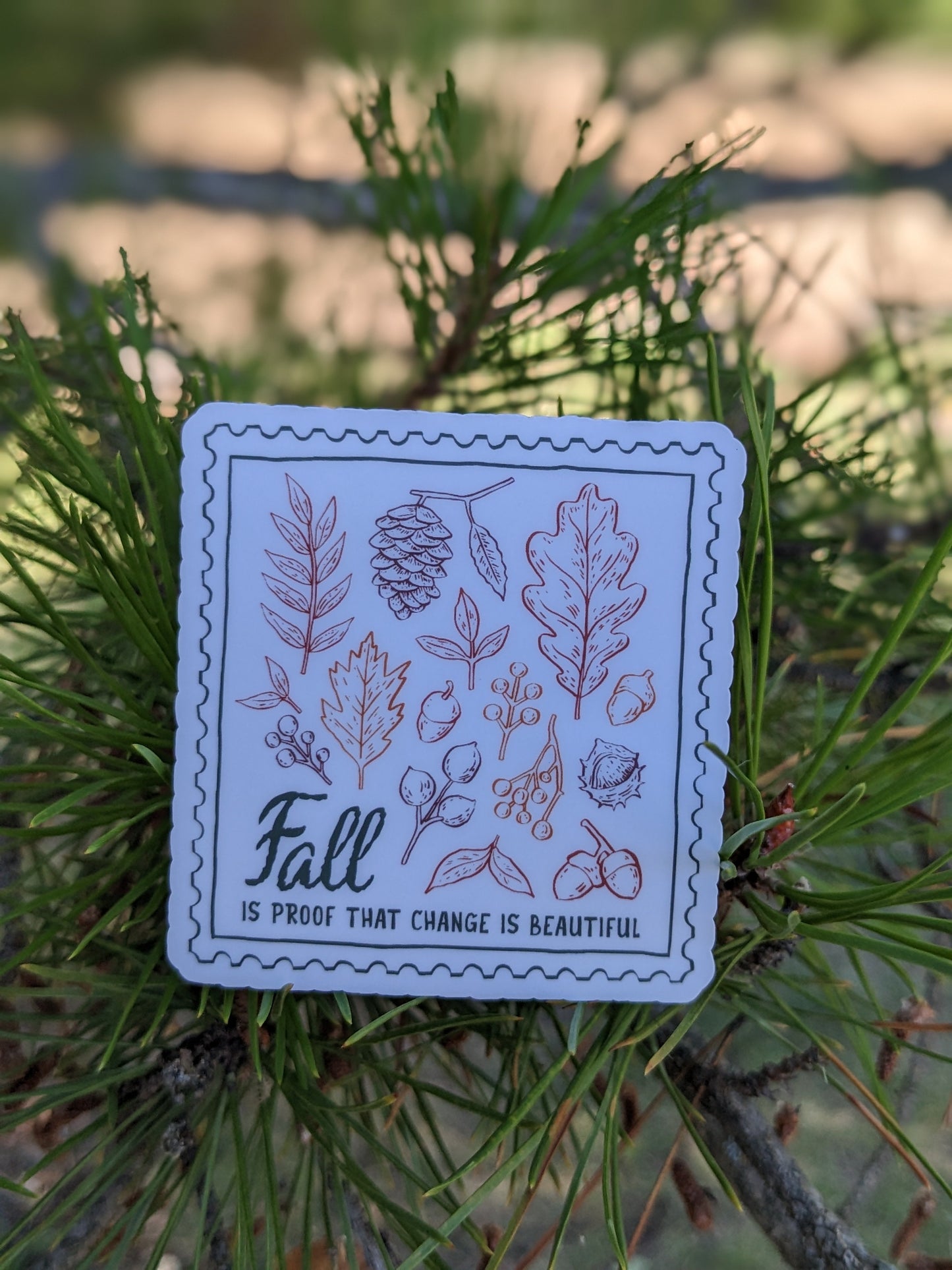 Fall Sticker Twig Creations
