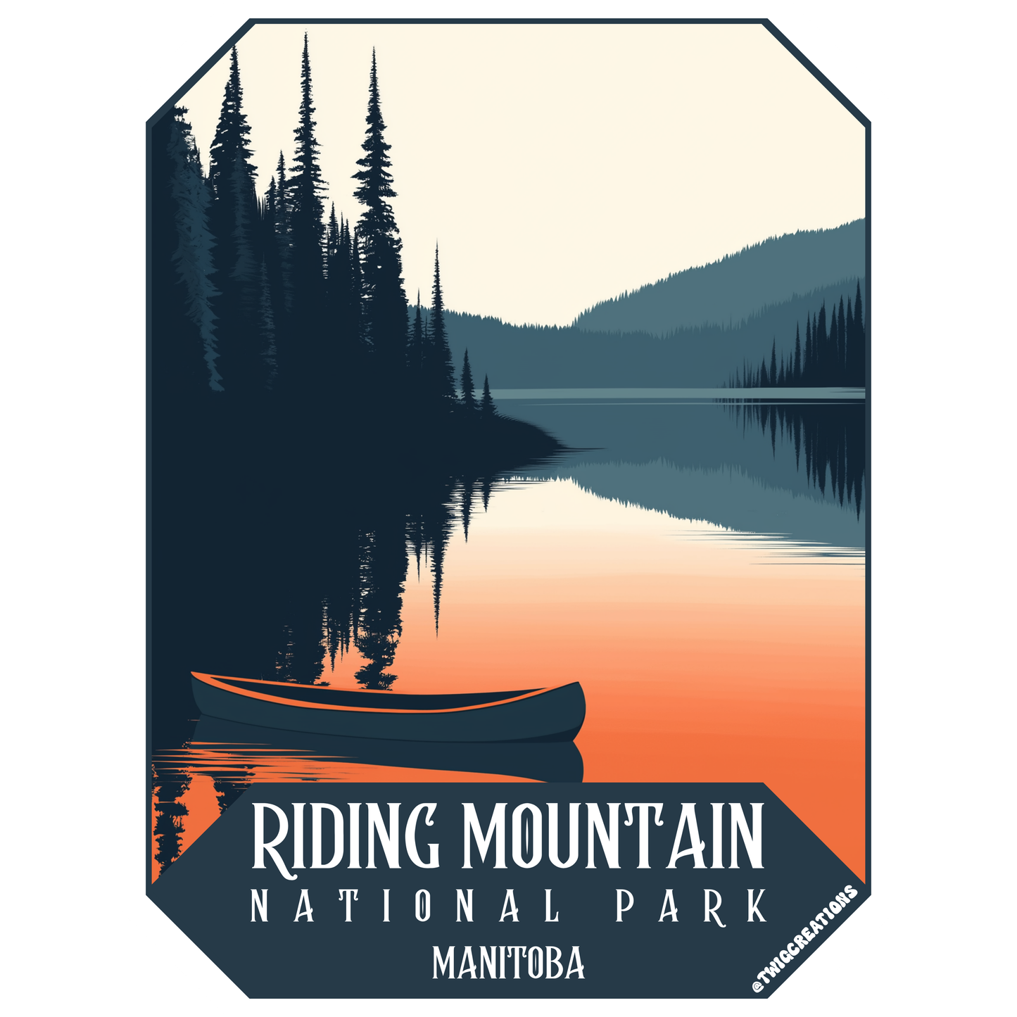Riding Mountain National Park Sticker Twig Creations