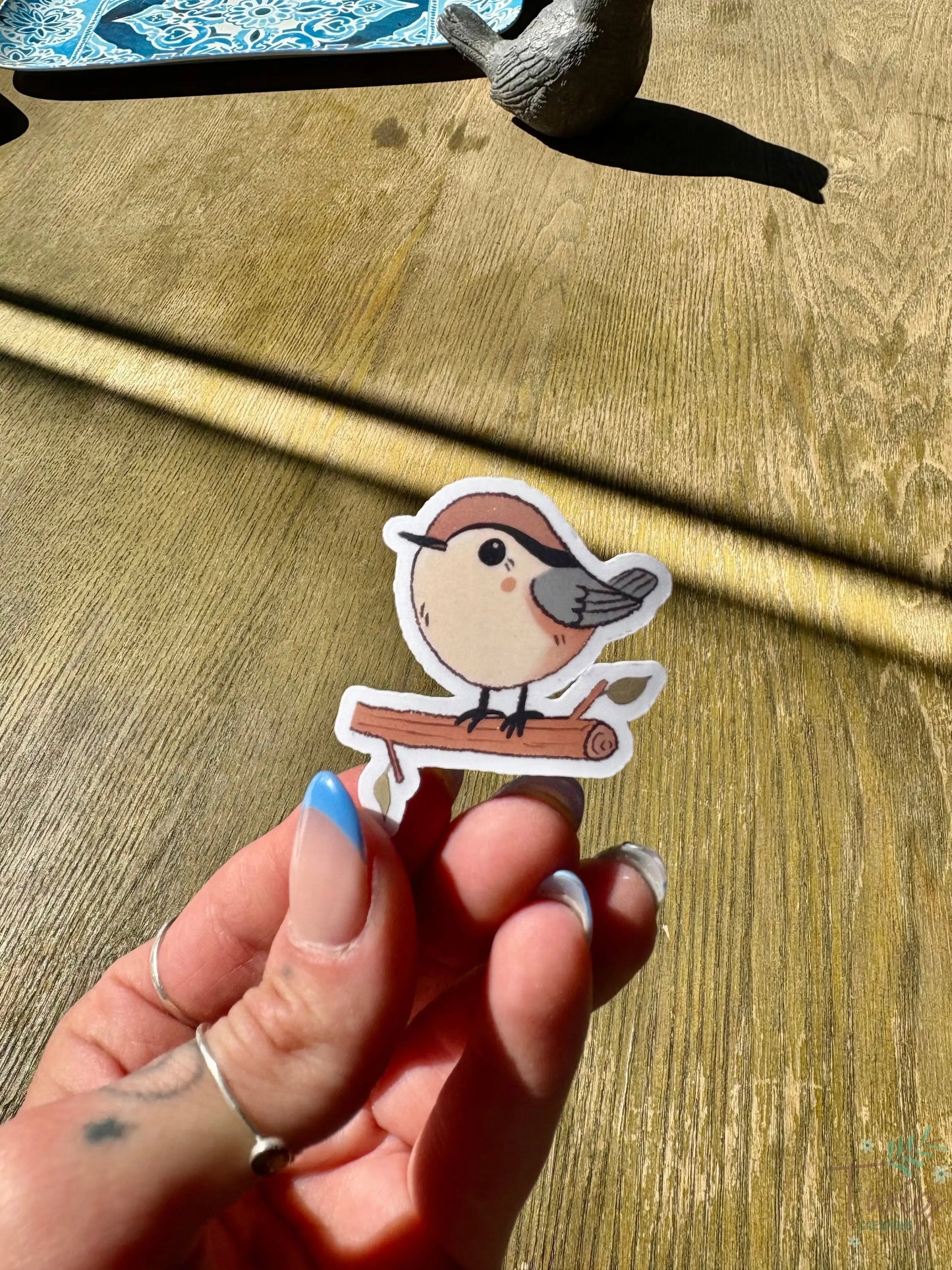 White-breasted Nuthatch Sticker Twig Creations