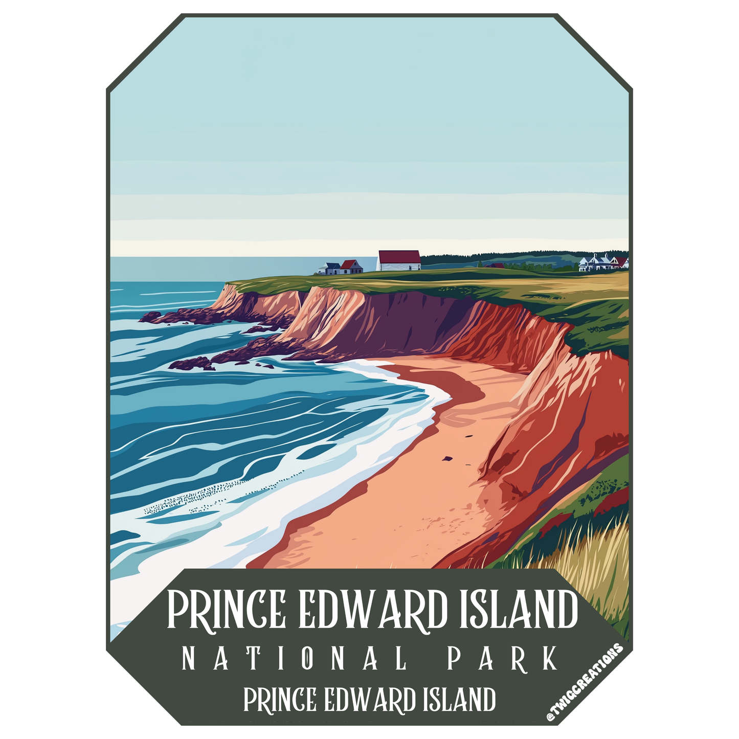 Prince Edward Island National Park Sticker Twig Creations