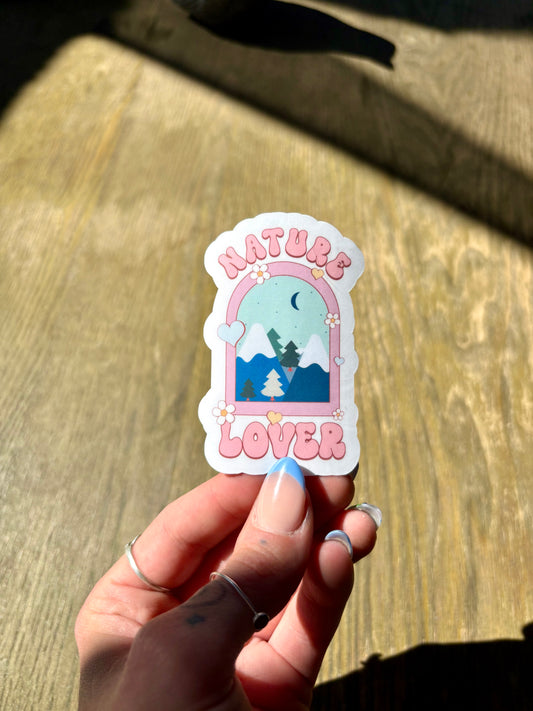 Nature Lover Sticker (Pink)
