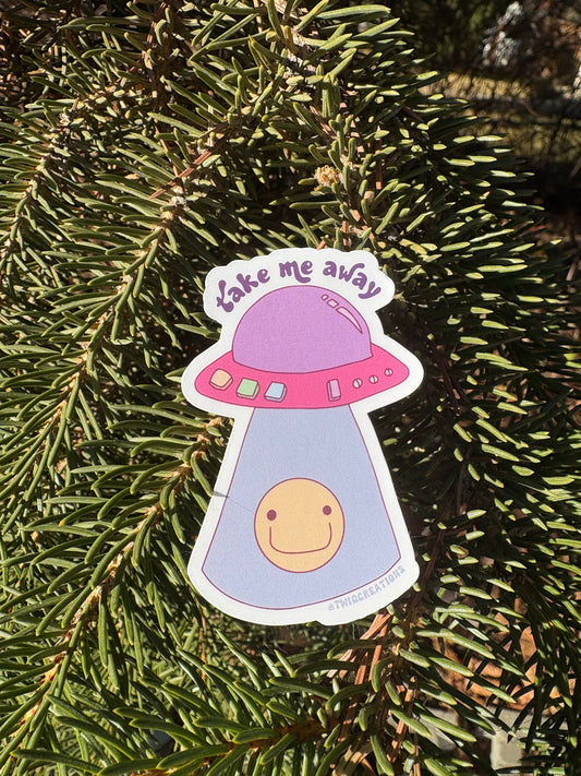 Take me away Sticker Twig Creations
