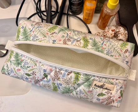 Ferns & Petals Hair Tool Bag Twig Creations