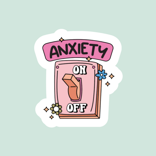 Anxiety Lightswitch Sticker