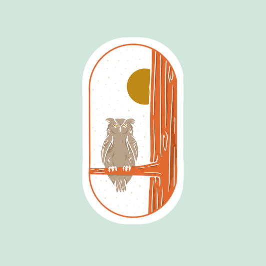 Owl Sticker