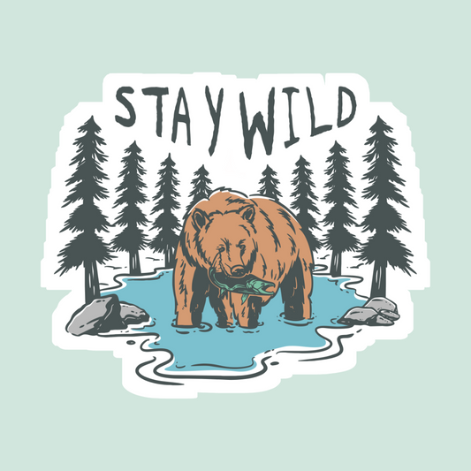 Stay Wild Sticker