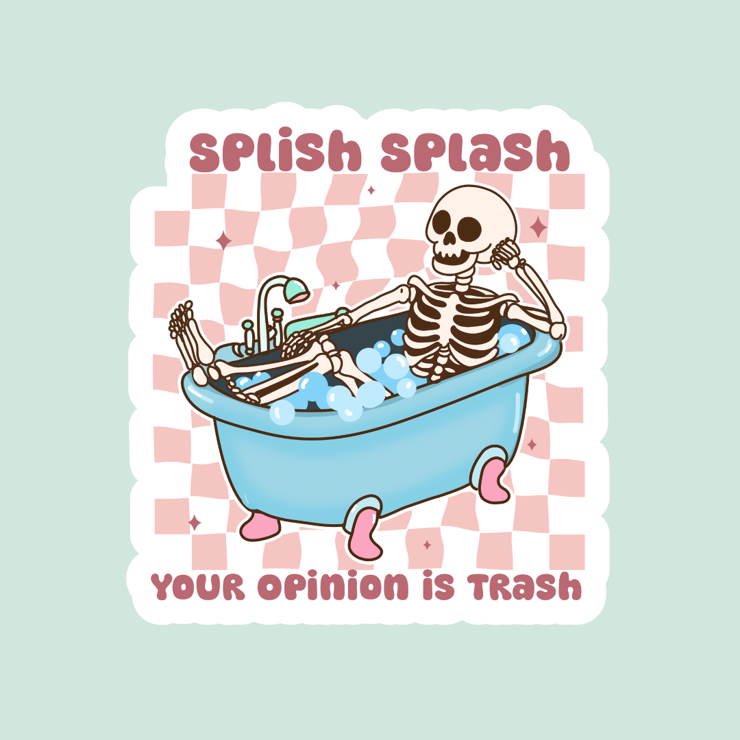 Splish Splash Sticker