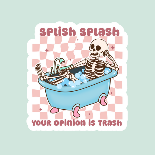 Splish Splash Sticker