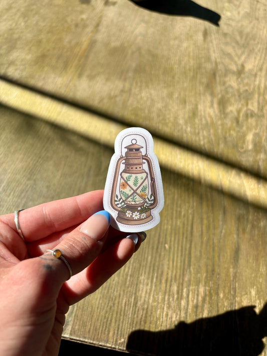 Cottagecore Lantern (#1) Sticker