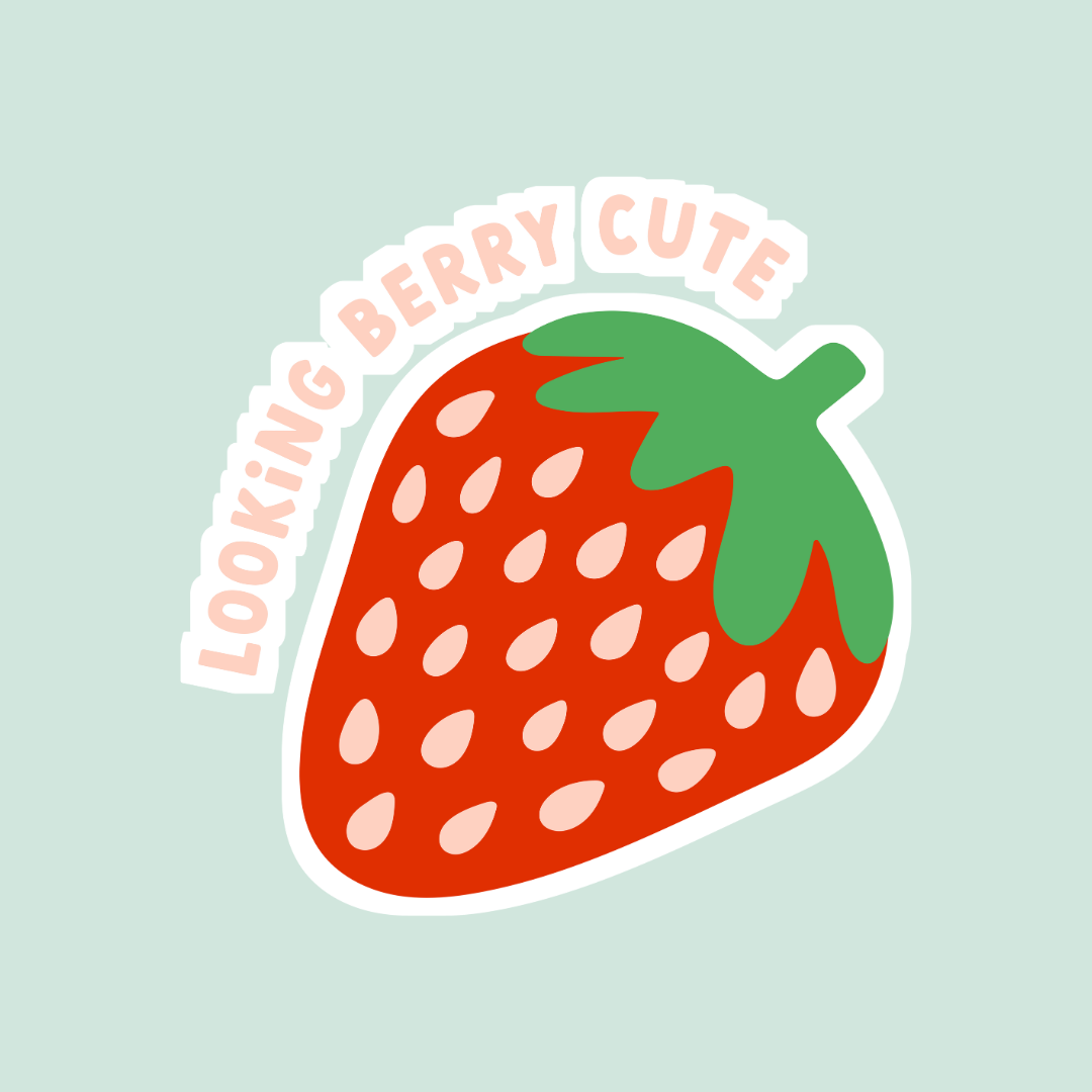 Looking Berry Cute Sticker Twig Creations