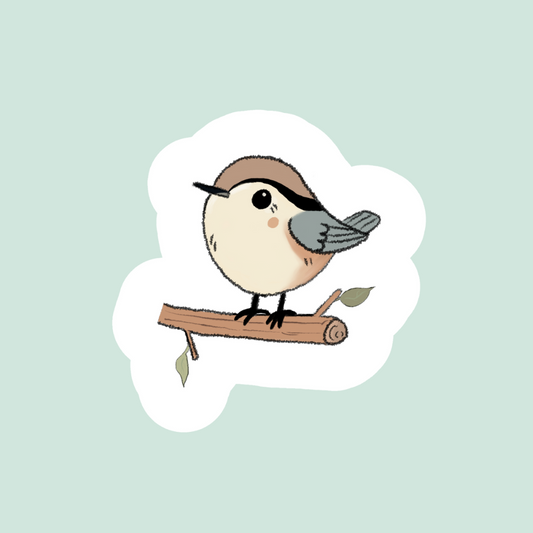 White-breasted Nuthatch Sticker