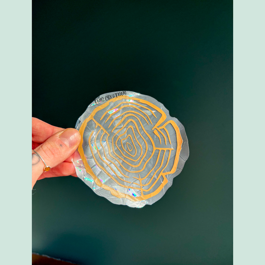 Tree Rings Rainbow Window Cling Bundle #1 (3 Pack)