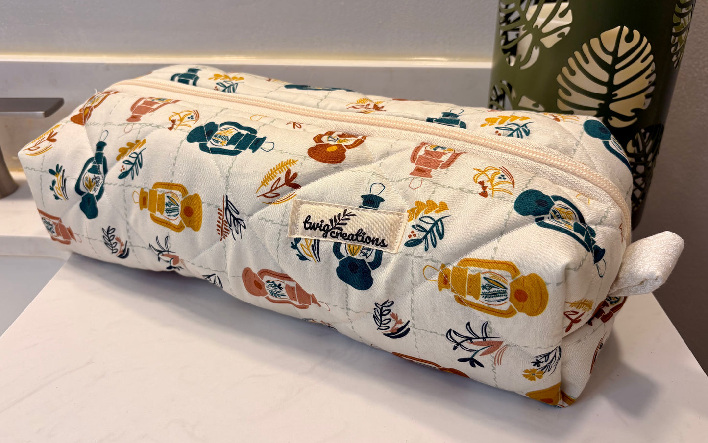 Lanterns in Bloom Hair Tool Bag Twig Creations