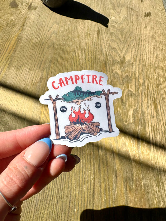 Campfire For Life Sticker