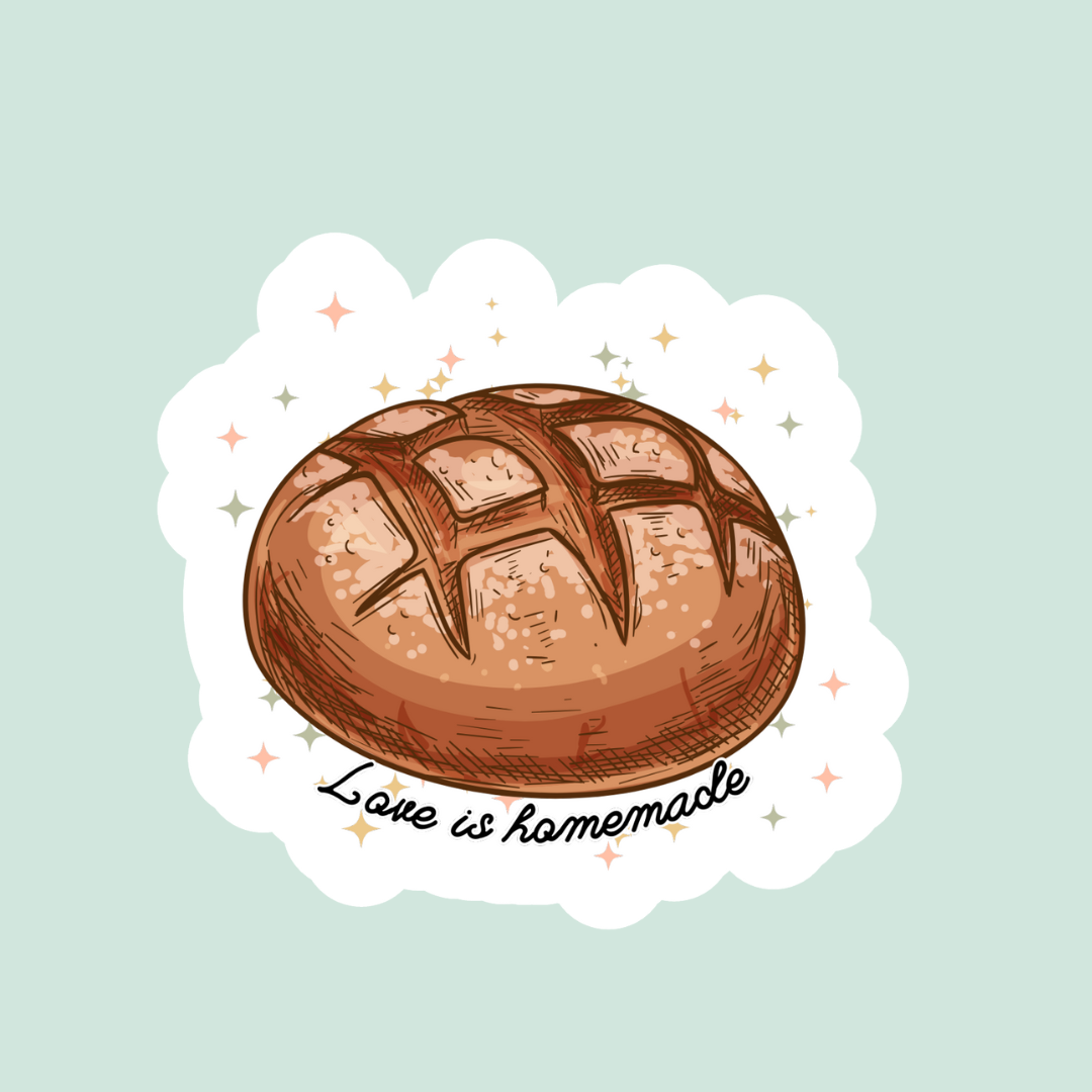 Love is Homemade Sticker