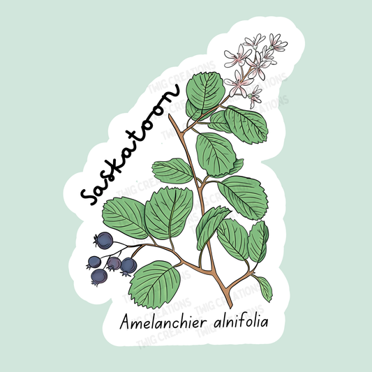 Saskatoon Sticker Twig Creations