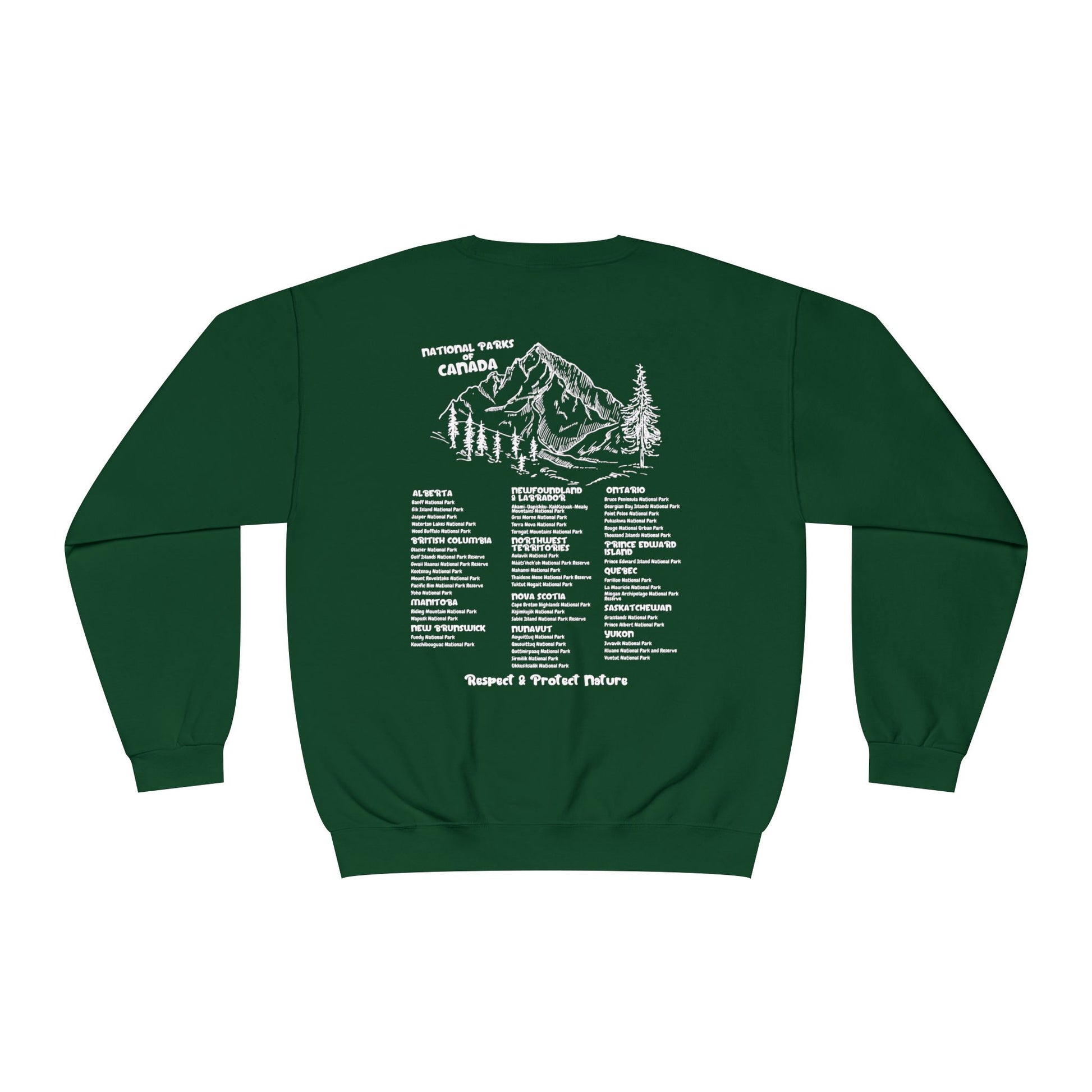 National Parks of Canada Crewneck Twig Creations