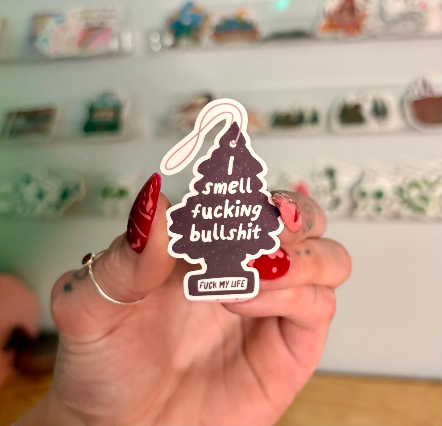 I smell f***ing bull*** sticker Twig Creations