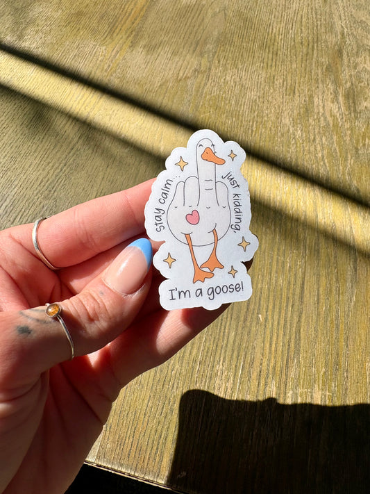 Stay Calm... Sticker