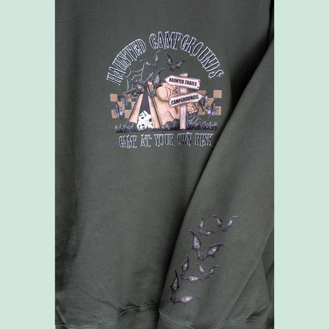Haunted Campgrounds Crewneck