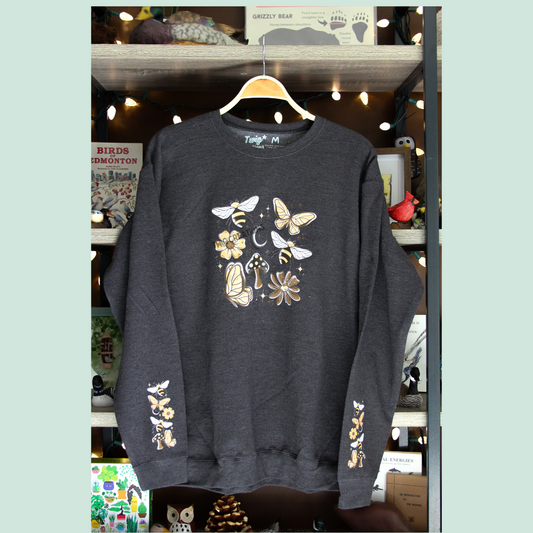 Cottagecore Bees & Butterflies Crewneck