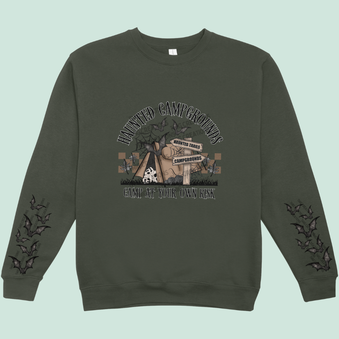 Haunted Campgrounds Crewneck