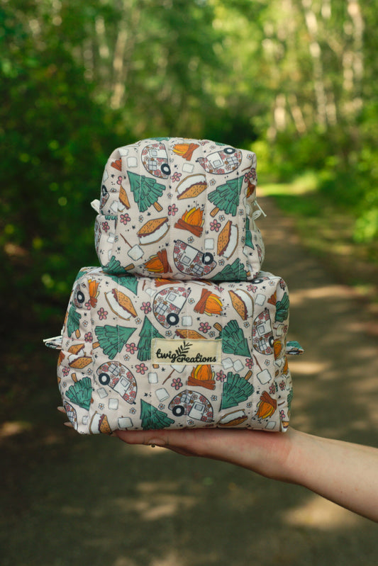 Blush Adventure Makeup Bag Twig Creations