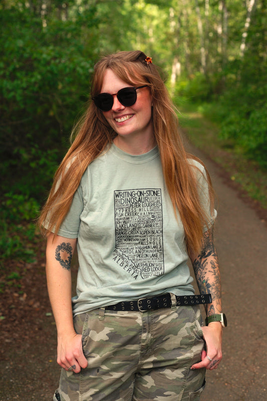 Provincial Parks of Alberta T-shirt Twig Creations