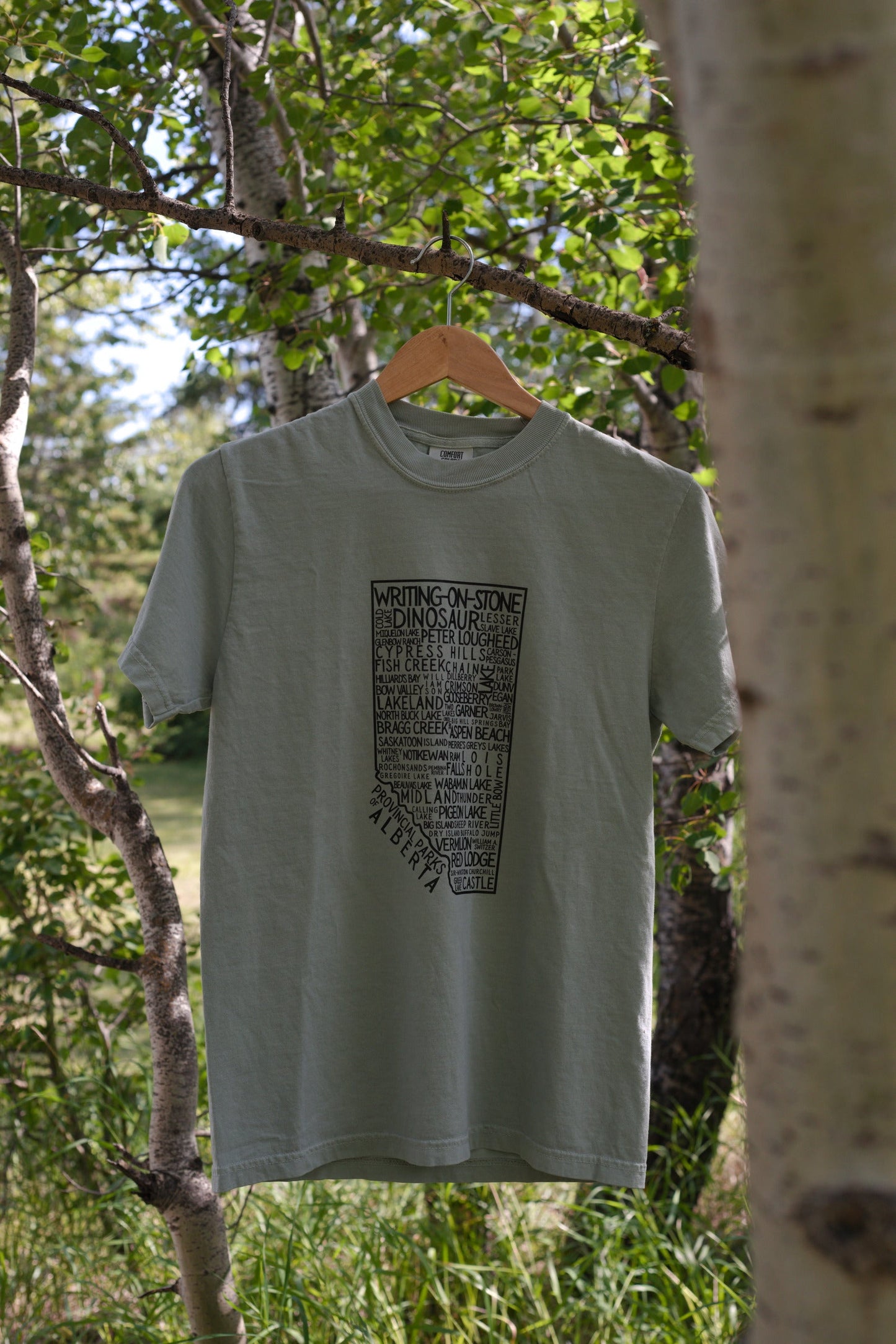 Provincial Parks of Alberta T-shirt Twig Creations