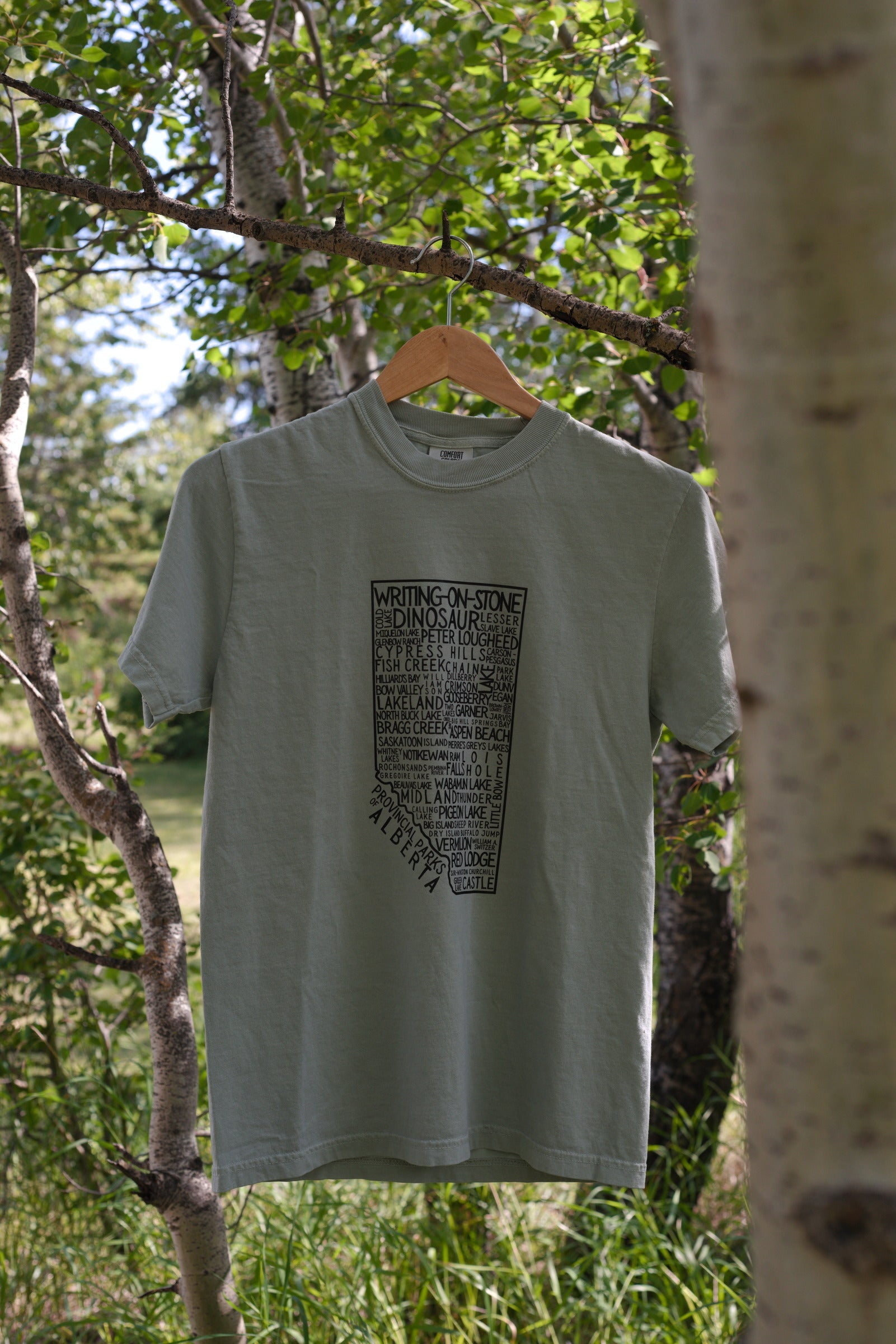 Provincial Parks of Alberta T-shirt Twig Creations