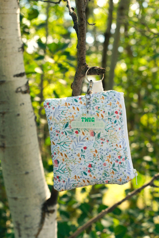 The Snail Garden Keychain Wallet Twig Creations